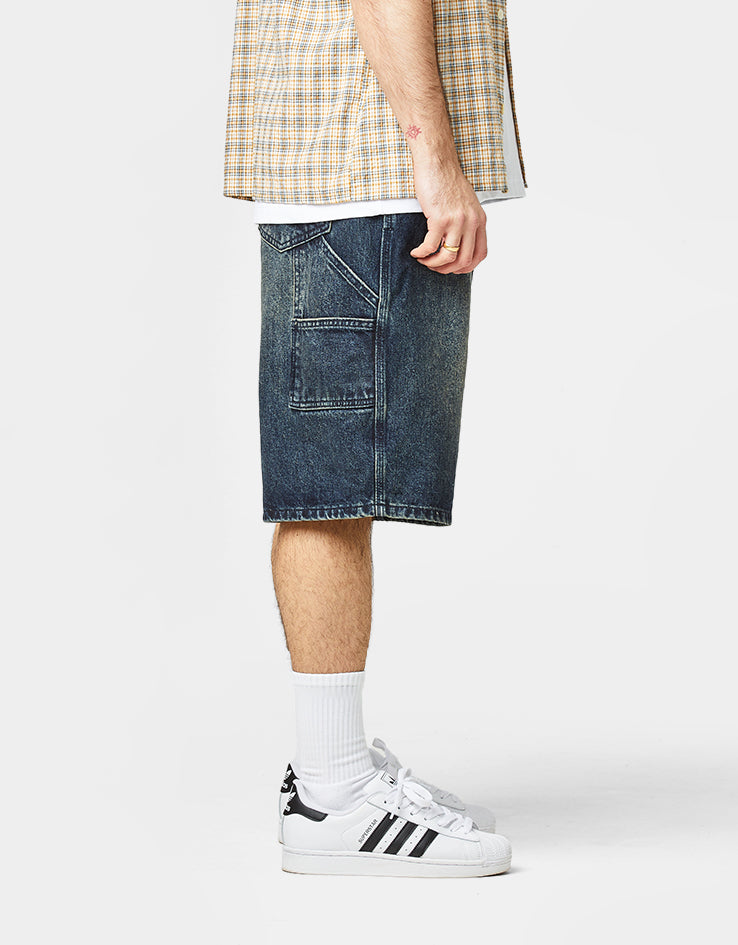 Butter Goods Carpenter Denim Shorts - Slub Dark Indigo
