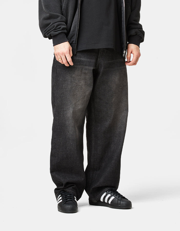 Butter Goods Scorpion Stitch Denim Jeans - Slub Black