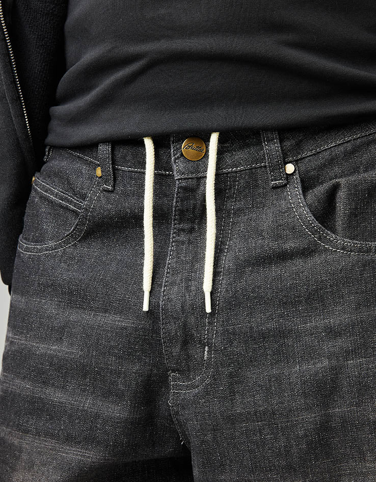 Butter Goods Scorpion Stitch Denim Jeans - Slub Black