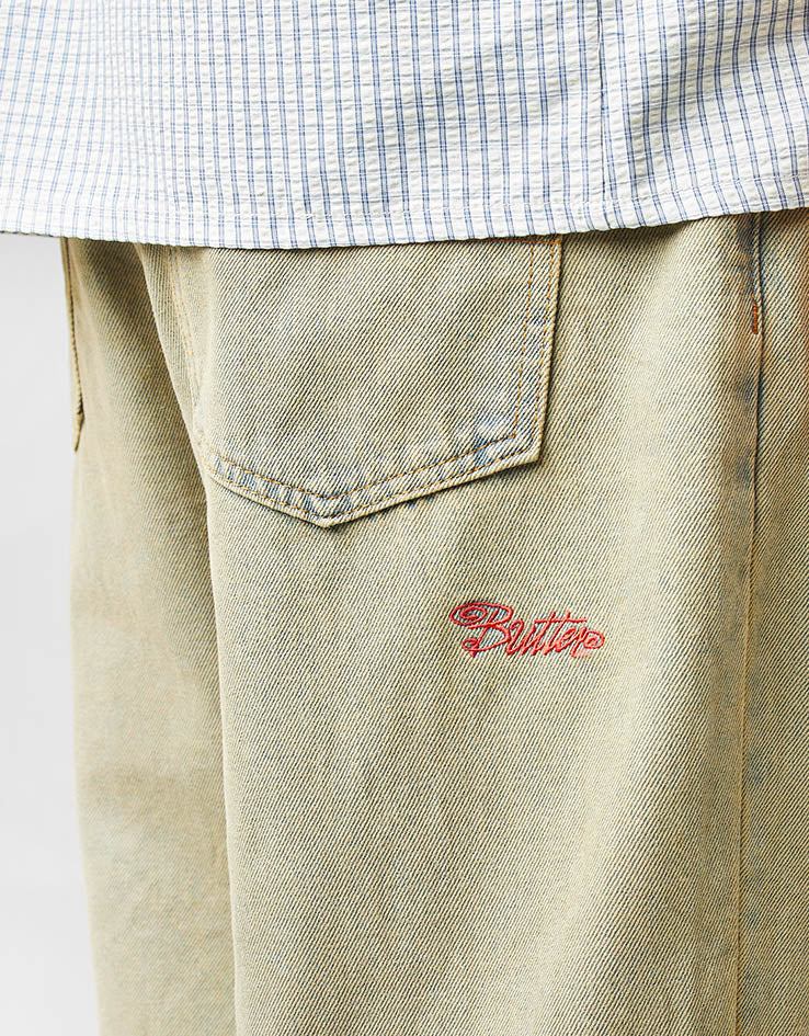 Butter Goods Garage Denim Jeans - Sunfade Blue