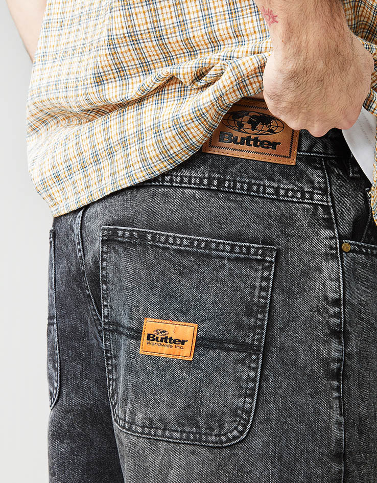 Butter Goods Santosuosso Denim Jeans - Stonewash Black