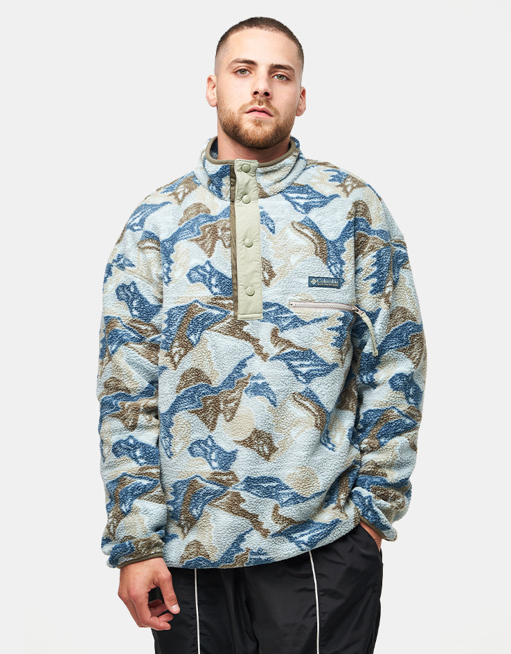 Columbia Helvetia™ II Printed Half Snap Fleece - Safari/Sunscapes