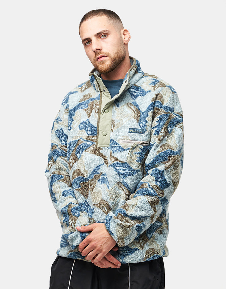 Columbia Helvetia™ II Printed Half Snap Fleece - Safari/Sunscapes