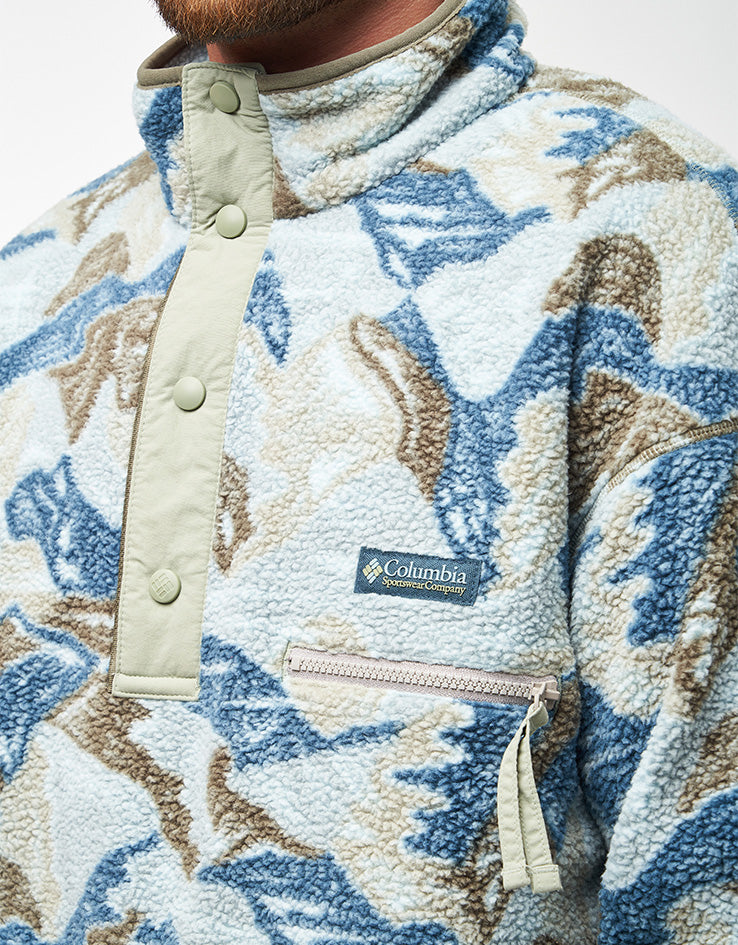 Columbia Helvetia™ II Printed Half Snap Fleece - Safari/Sunscapes