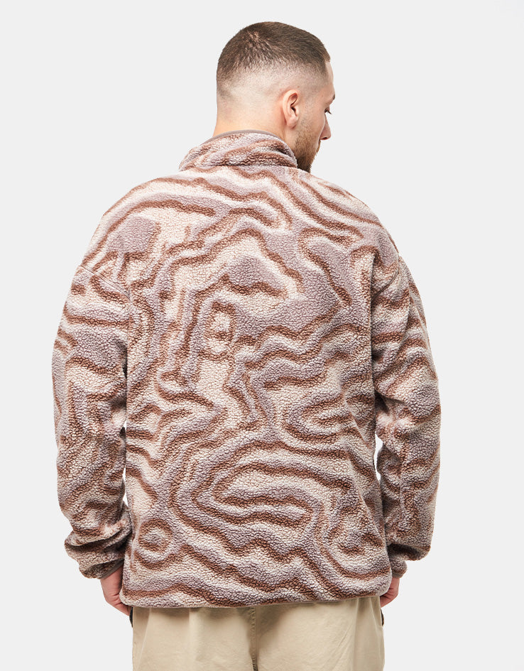 Columbia Helvetia™ II Printed Half Snap Fleece - Iron/Topoglitch
