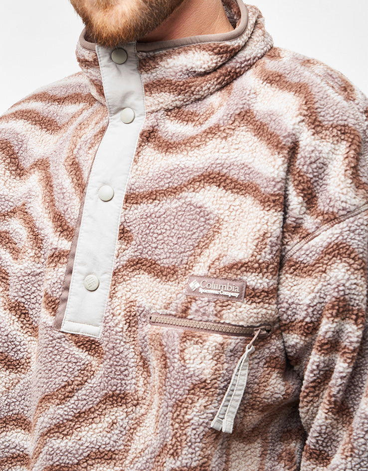 Columbia Helvetia™ II Printed Half Snap Fleece - Iron/Topoglitch