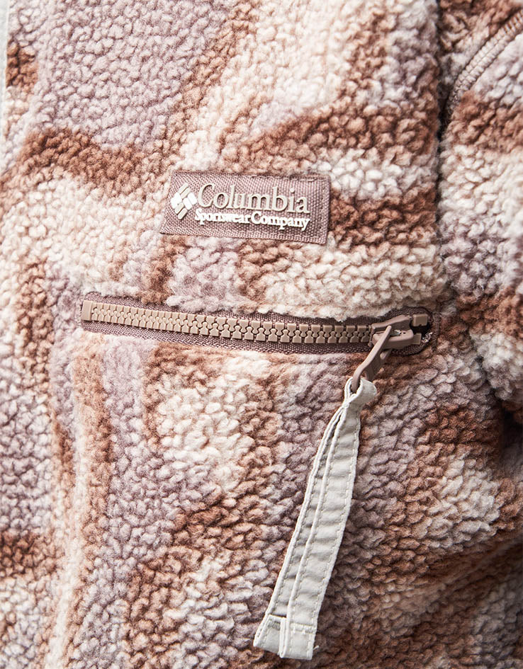 Columbia Helvetia™ II Printed Half Snap Fleece - Iron/Topoglitch