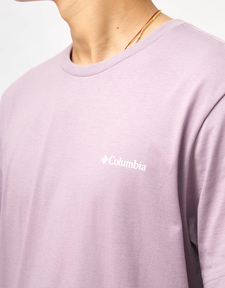 Columbia CSC™ Outdoor Back Graphic T-Shirt - Shale Purple/Scoped View