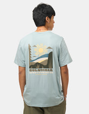 Columbia CSC™ Outdoor Back Graphic T-Shirt - Crushed Blue/Shining Landscape