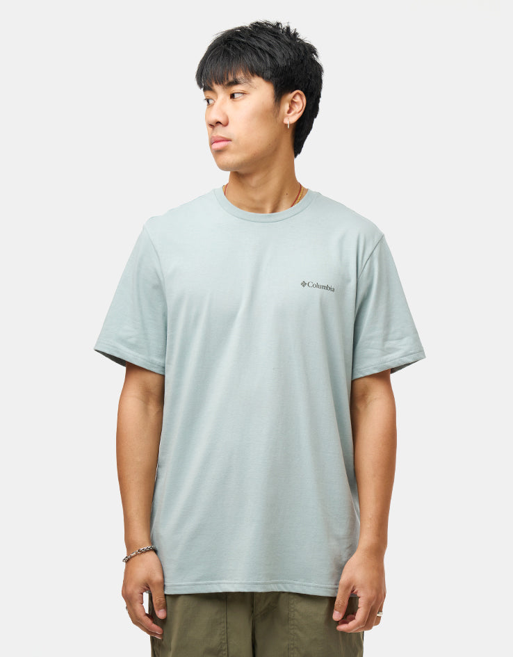Columbia CSC™ Outdoor Back Graphic T-Shirt - Crushed Blue/Shining Landscape
