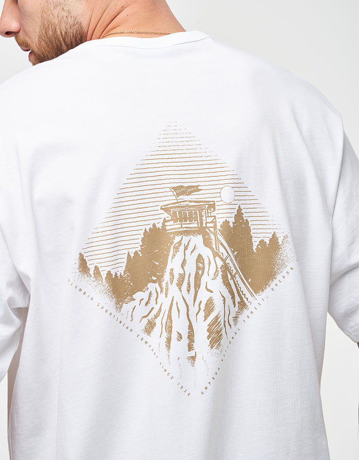 Columbia CSC™ Heavyweight Back Graphic T-Shirt - White/Heritage