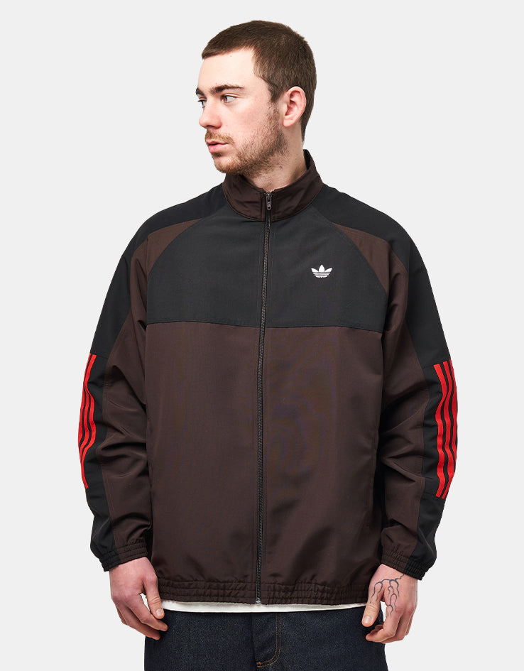 adidas Gatsele Track Jacket - Coffee/White/Black