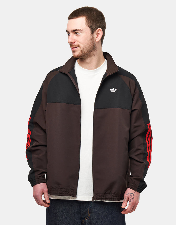 adidas Gatsele Track Jacket - Coffee/White/Black