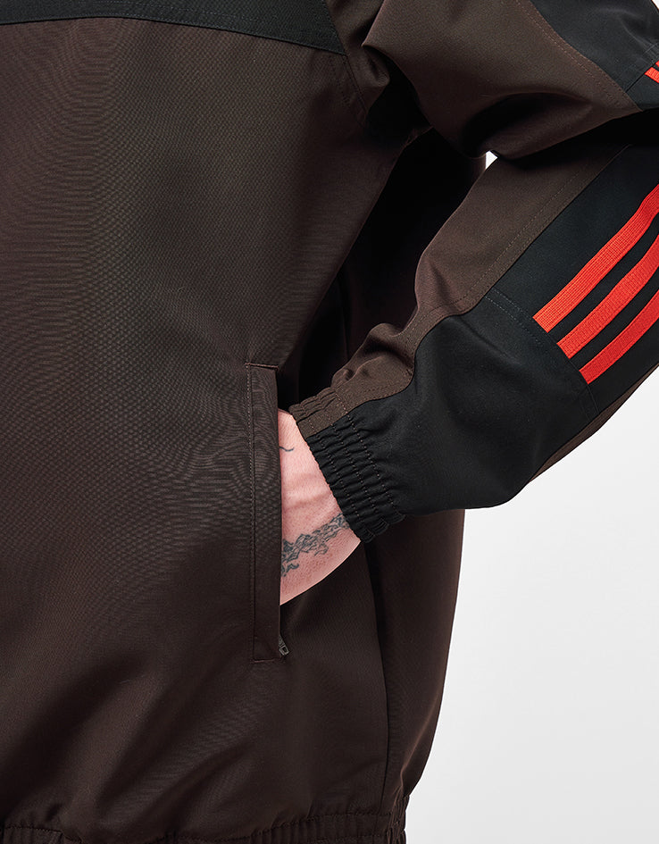 adidas Gatsele Track Jacket - Coffee/White/Black