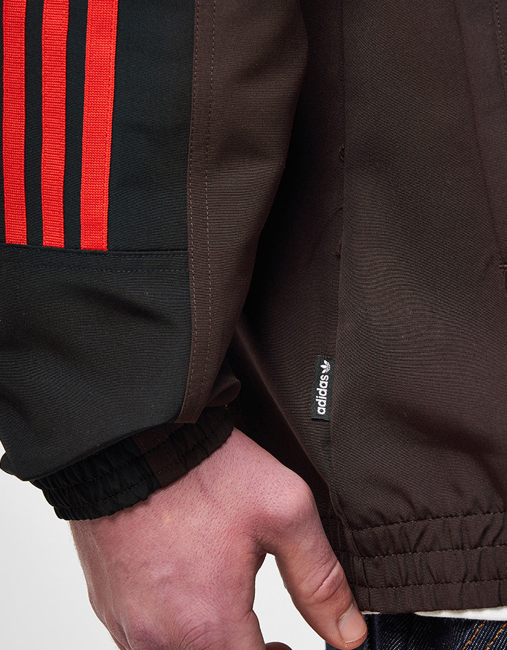 adidas Gatsele Track Jacket - Coffee/White/Black