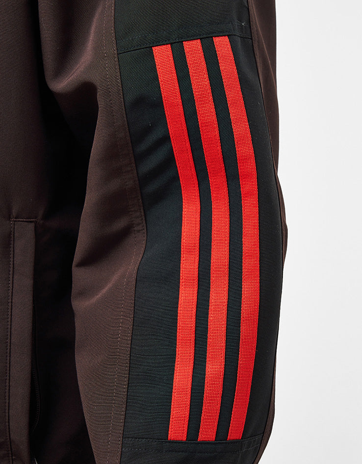 adidas Gatsele Track Jacket - Coffee/White/Black