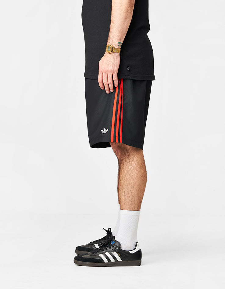 adidas Skate Water Shorts - Black/White/Red