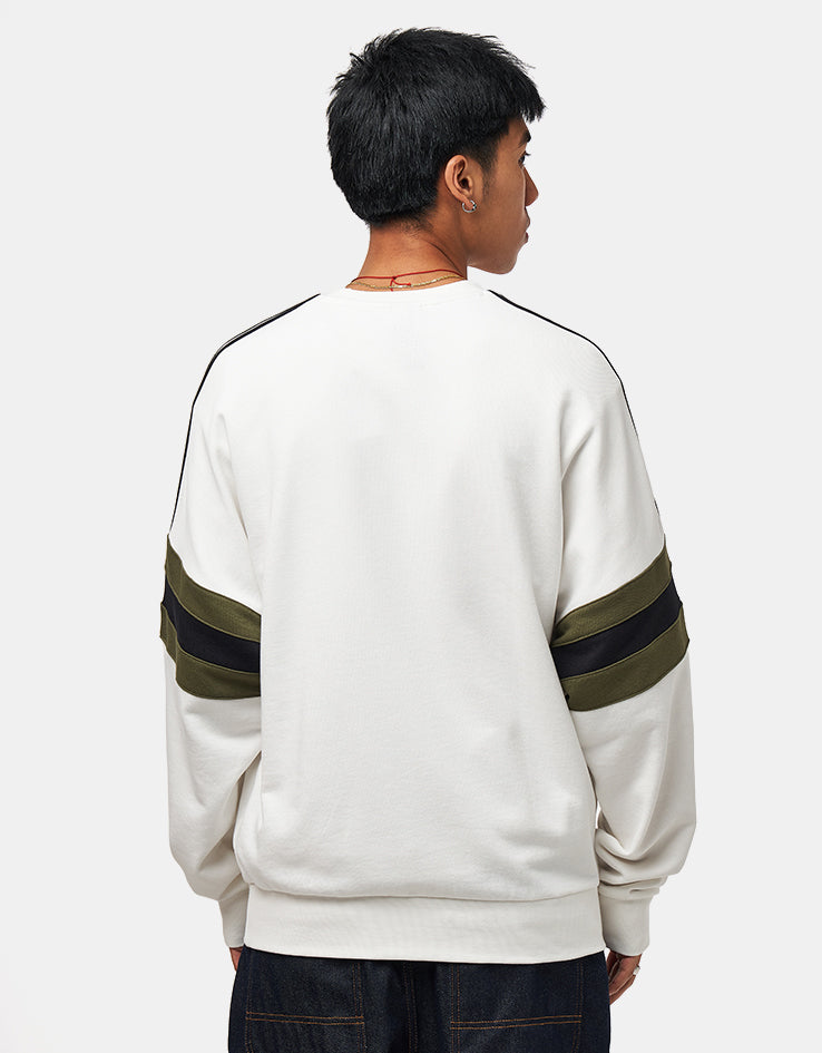 adidas Skate OG Crew - Core White/Olive Strata/Black