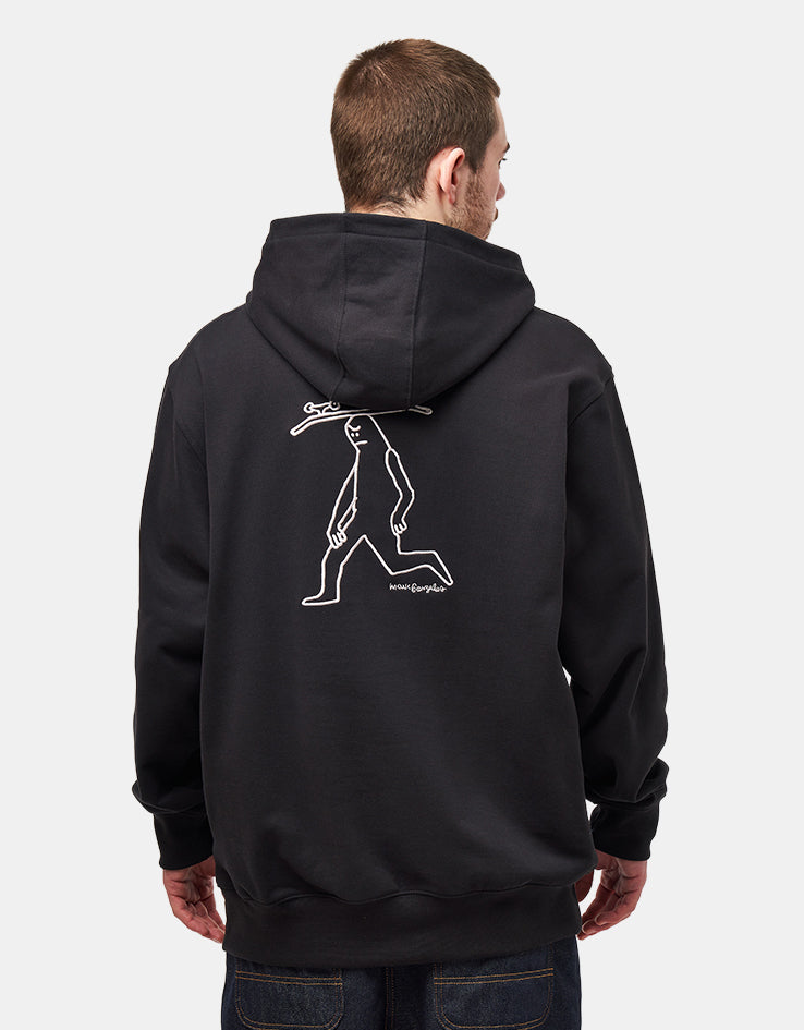 adidas x Gonz Head Pullover Hoodie - Black/Aurora Ivy