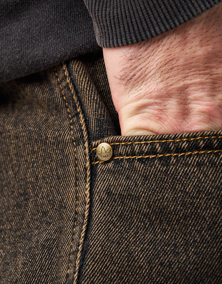 adidas x Kader Washed Denim Pant - Bronze Strata
