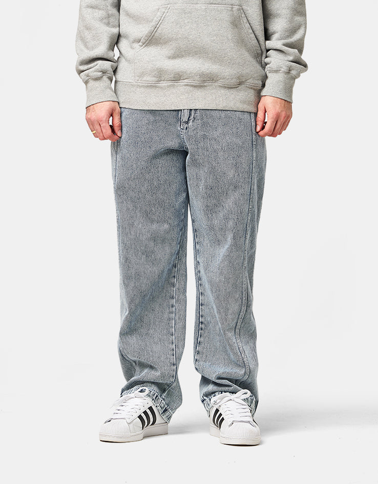 adidas x Kader Washed Denim Pant - Solid Grey