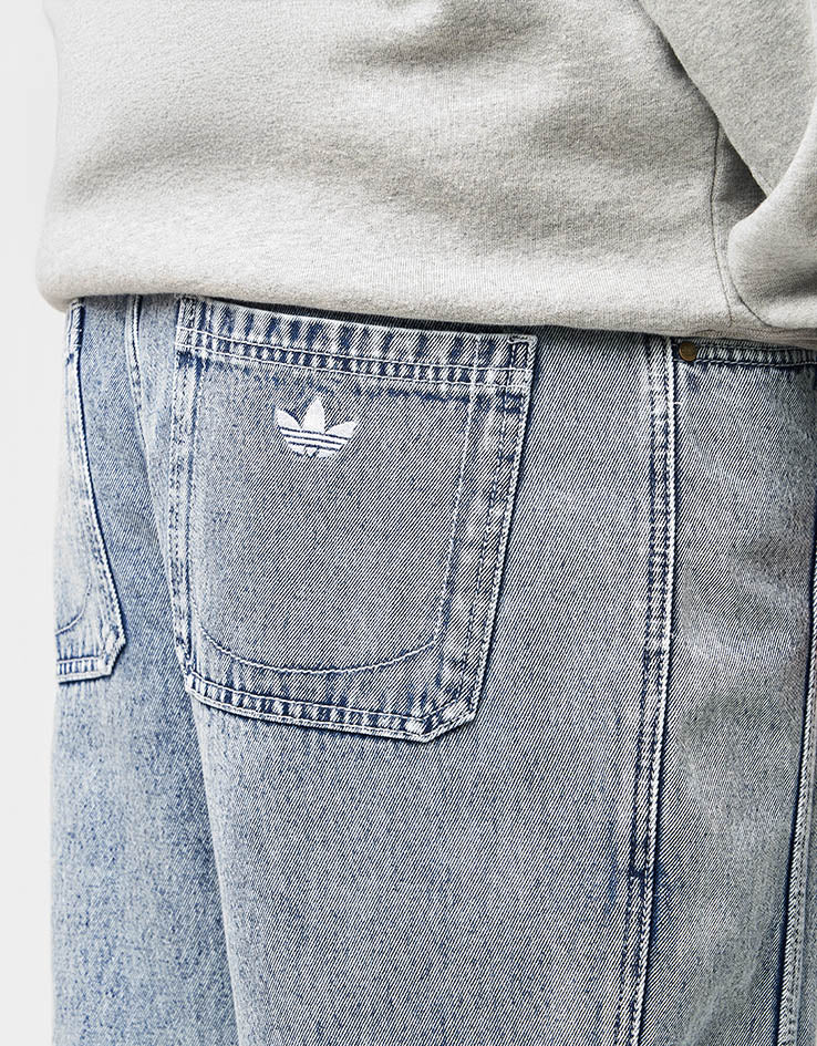 adidas x Kader Washed Denim Pant - Solid Grey