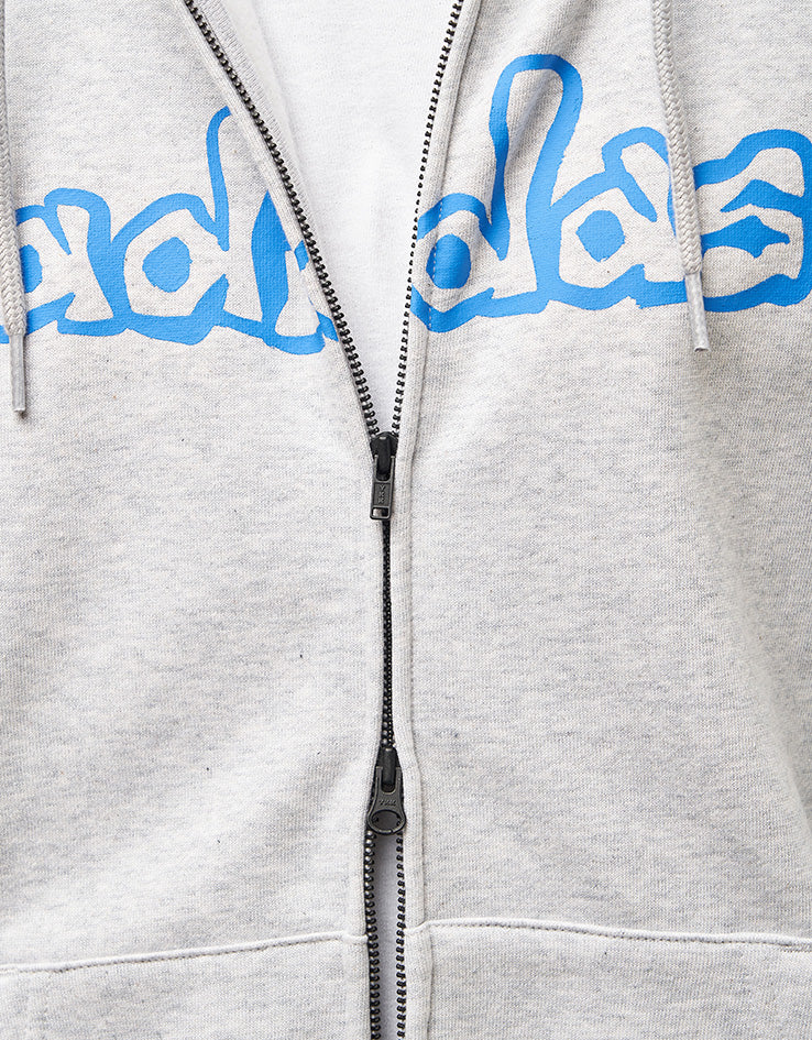adidas x Kogancult Zip Hoodie - Heather Grey/Lucid Ray