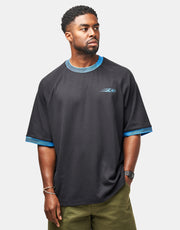 adidas Skate Form T-Shirt - Black/Lucid Ray Blue/Blue
