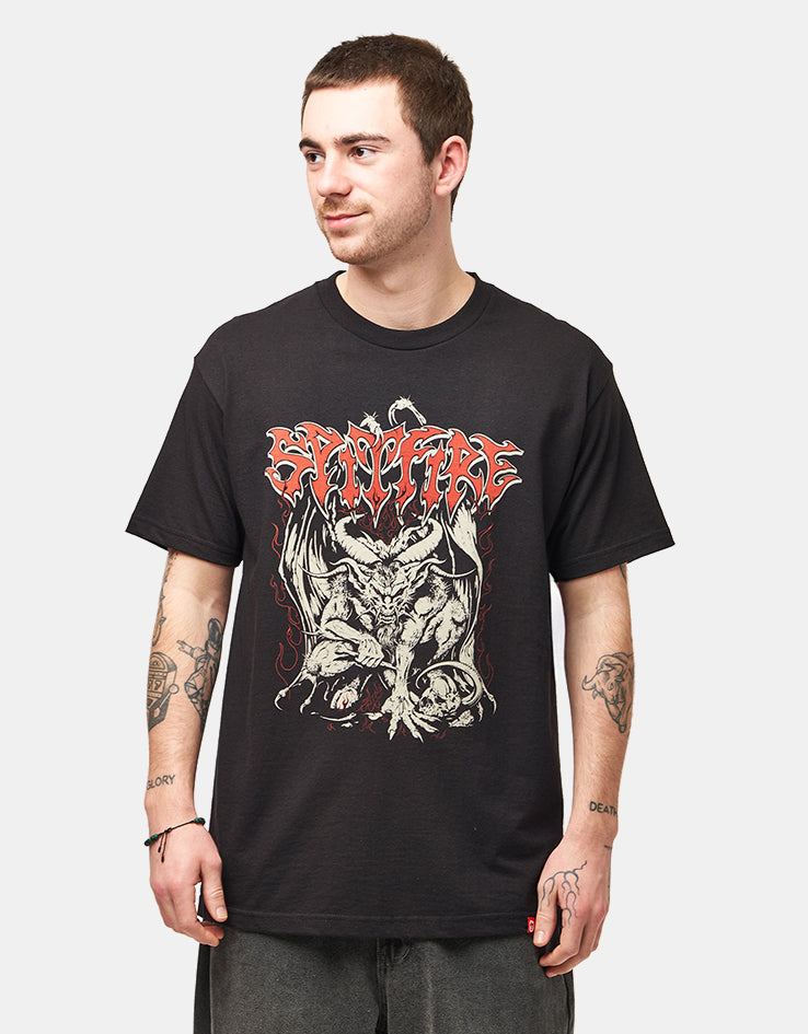 Spitfire Demon T-Shirt - Black/Multi