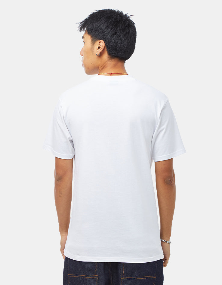 Santa Cruz Ad Collage Front T-Shirt - White