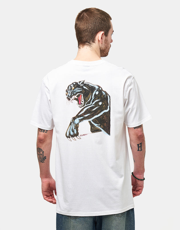 Santa Cruz Natas Sketch Panther T-Shirt - White