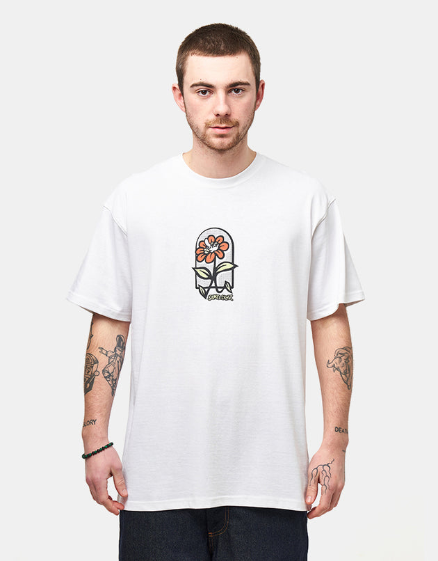 Santa Cruz Delfino Flower Guy T-Shirt - White