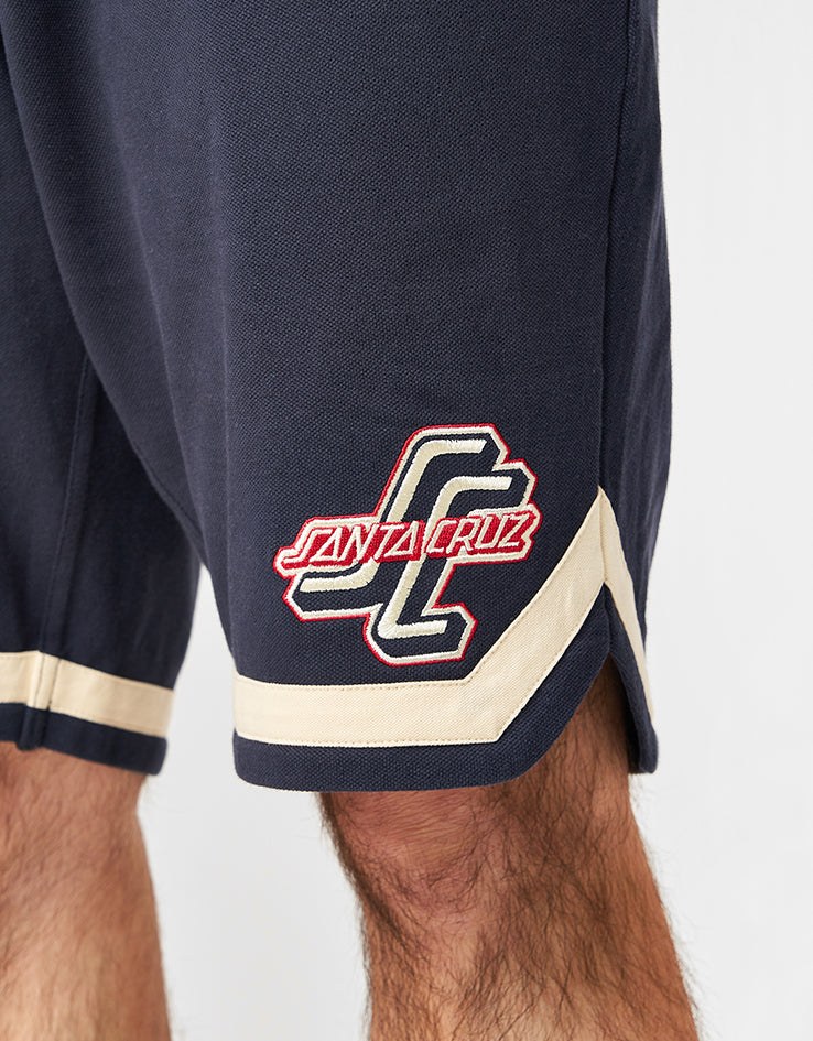Santa Cruz Outer OGSC Baseball Shorts - Navy