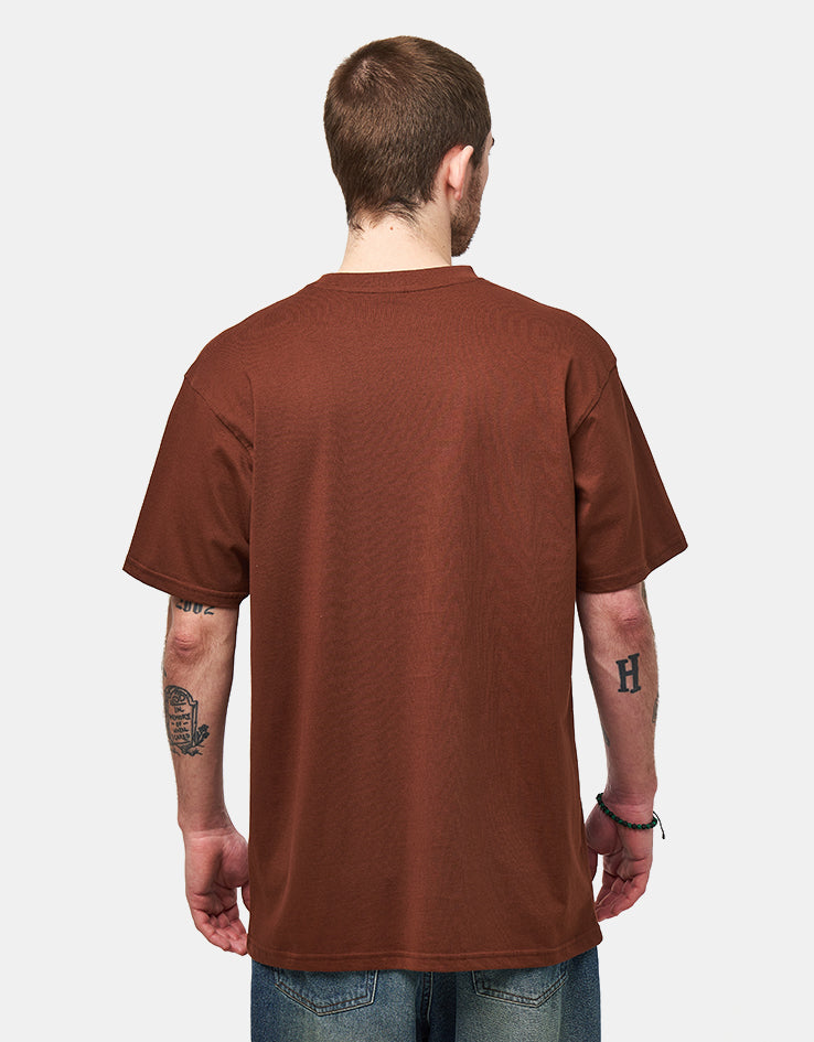 Santa Cruz Dressen Tribal Arch Front T-Shirt - Coffee