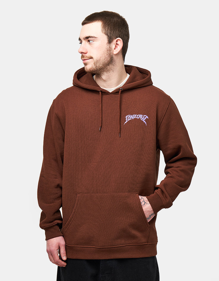 Santa Cruz Out Of Time Pullover Hoodie - Coffee