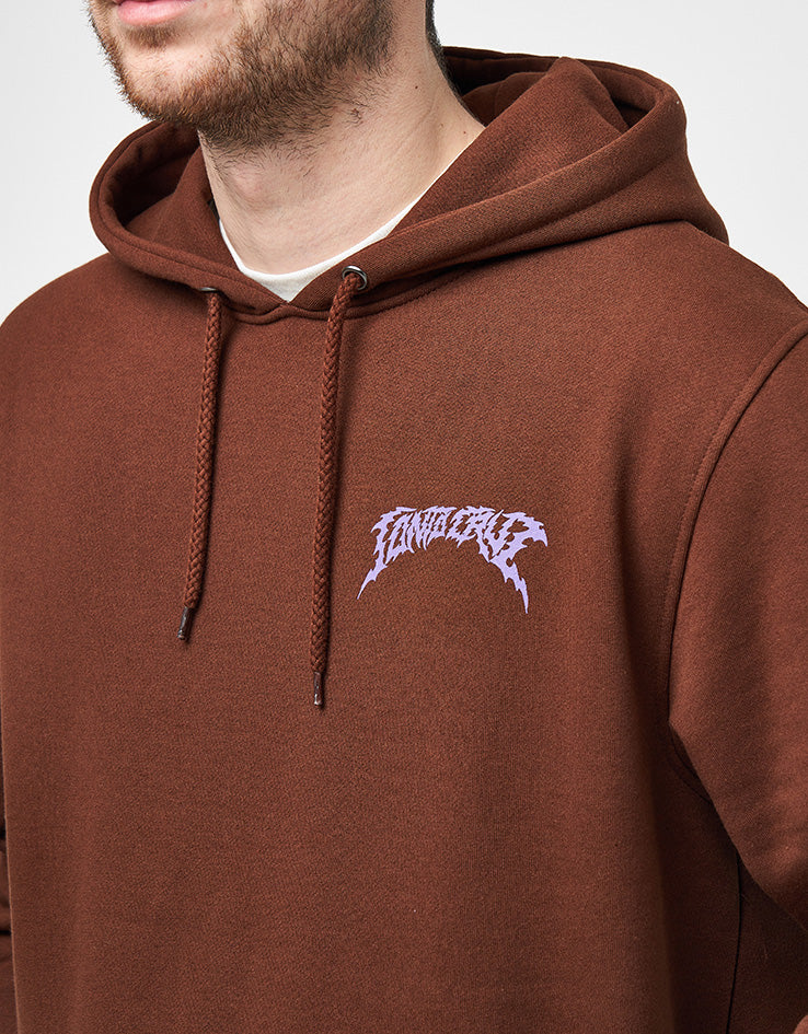 Santa Cruz Out Of Time Pullover Hoodie - Coffee