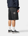 Santa Cruz Stamped Big Shorts - Black