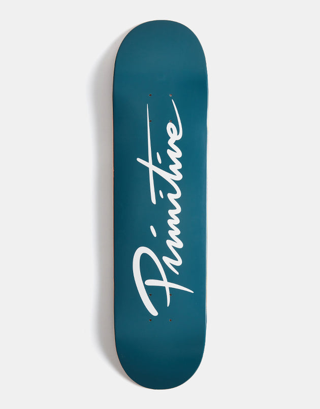 Primitive Nuevo Script Core Deck Skateboard Deck - 7.75"