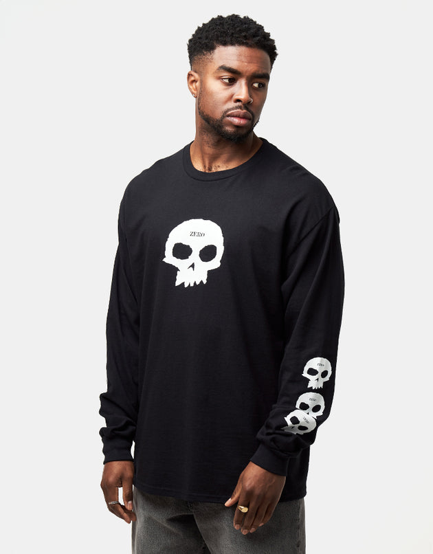 Zero Multi Skull L/S T-Shirt - Black