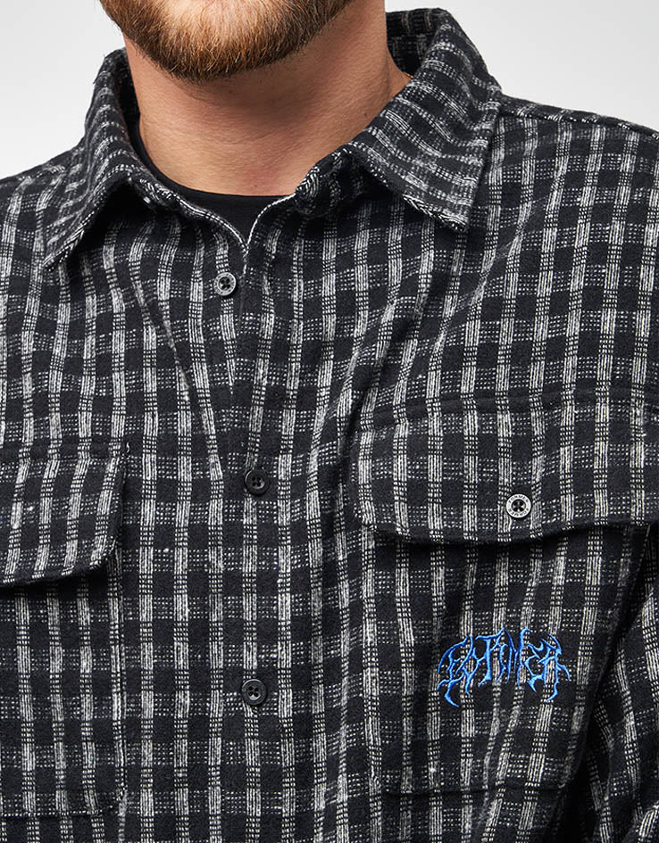 Former Vivian Flannel L/S Shirt - Worn Black