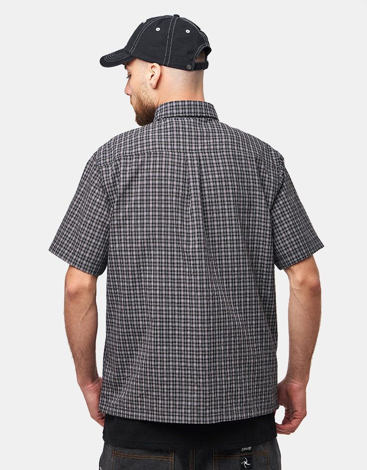 Former Vivian Check S/S Shirt - Worn Black