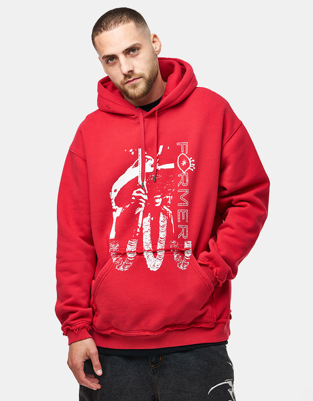 Former Sacrifice Heavy Pullover Hoodie - Cherry