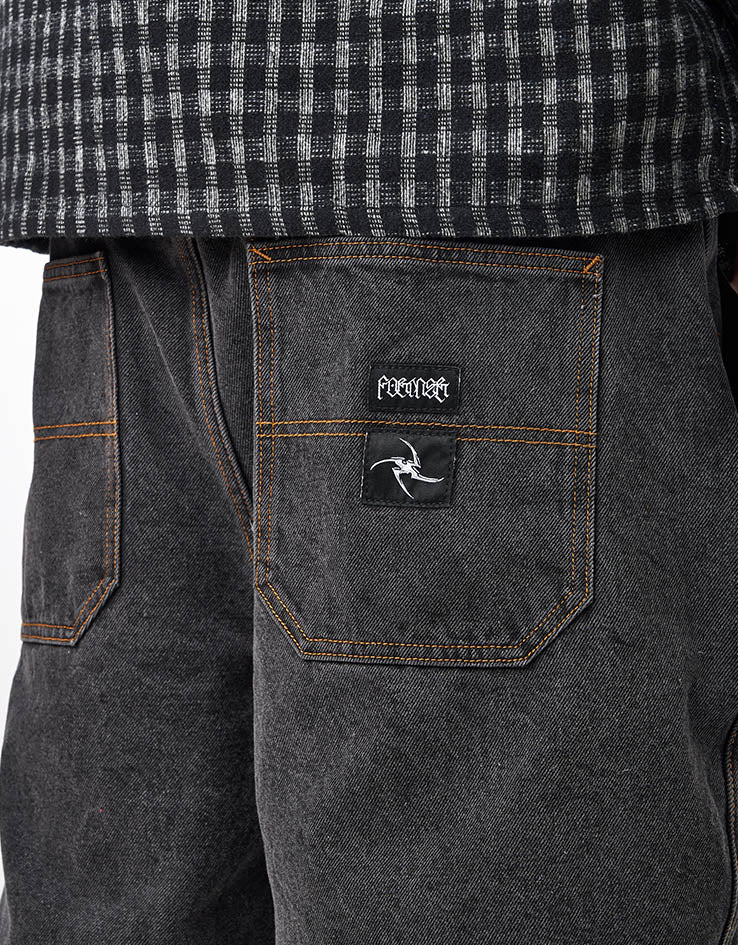 Former Dion Denim Short - Washed Black