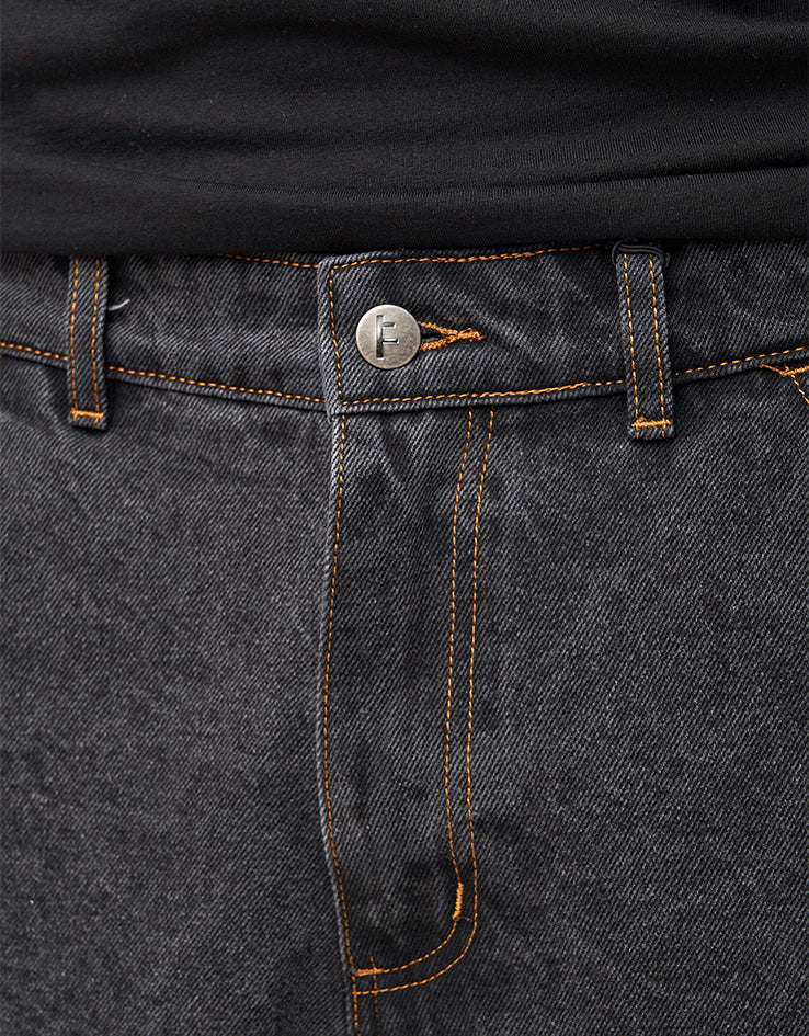 Former Dion Denim Short - Washed Black