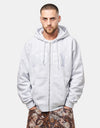 Obey Collegiate Zip Hoodie - Ash Grey