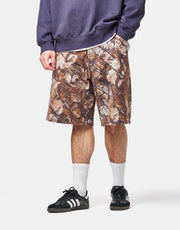Obey Bigwig Baggy Denim Shorts - Fence Camo