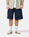 Obey Bigwig Baggy Denim Shorts - Rinse Indigo