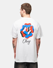 Obey Paper Rose T-Shirt - White