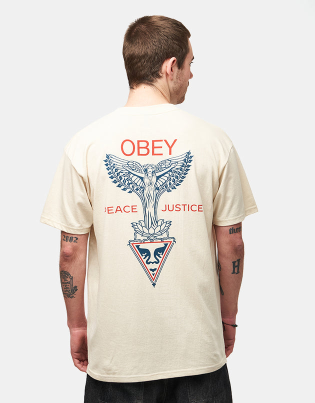 Obey Nouveau Angel T-Shirt - Cream