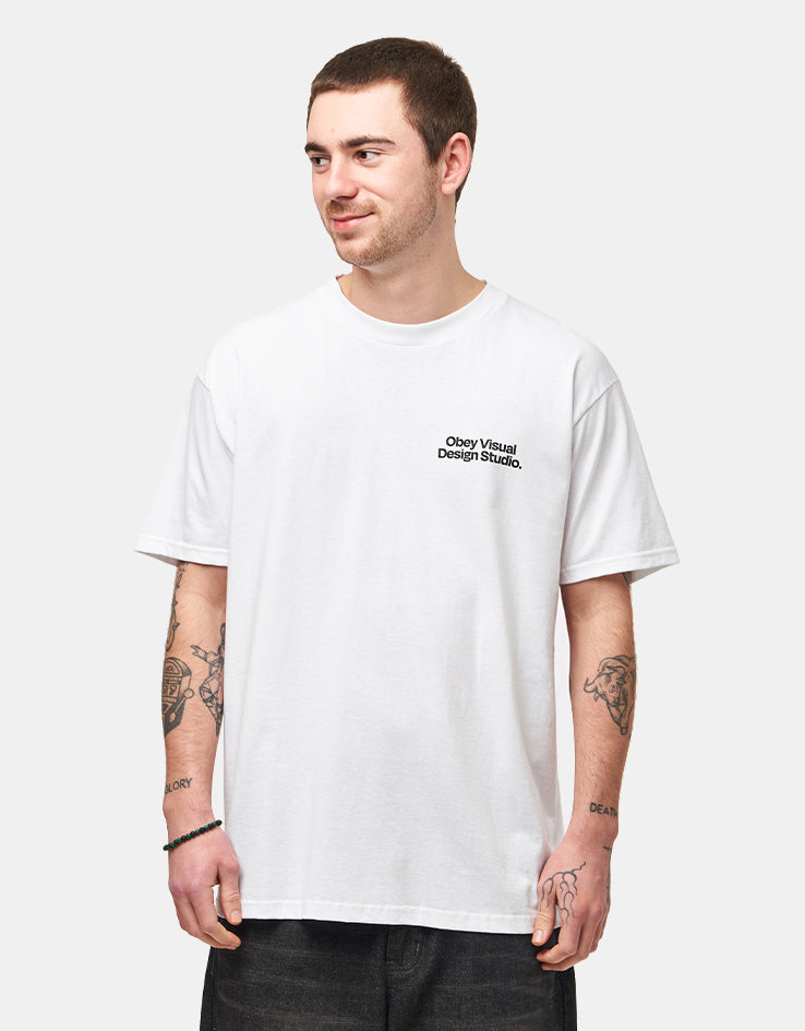 Obey Visual Design Studio T-Shirt - White